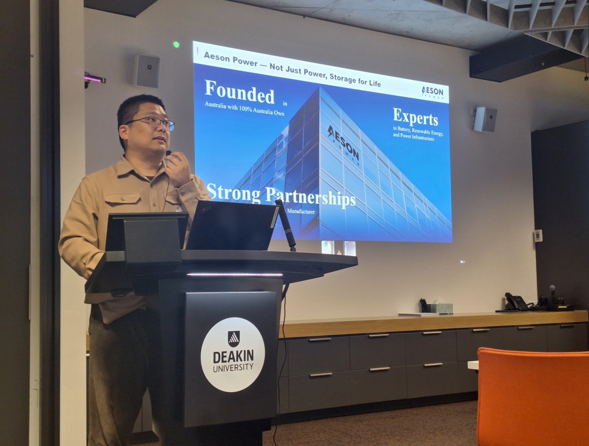 Aeson Power Showcases Sodium-Ion Breakthroughs at Deakin University